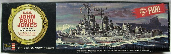 Revell 1/320 USS John Paul Jones DD-932 - (Forrest Sherman Class) - Commander Series Issue, H309-170 plastic model kit